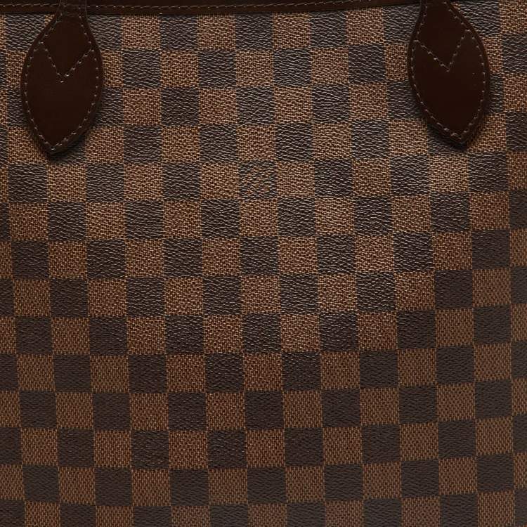 Pre Owned Louis Vuitton Damier Ebene Canvas Neverfull MM Bag