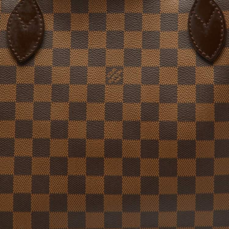 Pre Owned Louis Vuitton Damier Ebene Canvas Neverfull MM Bag