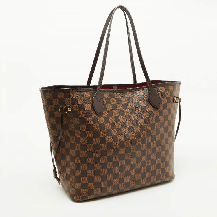 Pre Owned Louis Vuitton Damier Ebene Canvas Neverfull MM Bag
