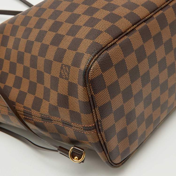 Pre Owned Louis Vuitton Damier Ebene Canvas Neverfull MM Bag