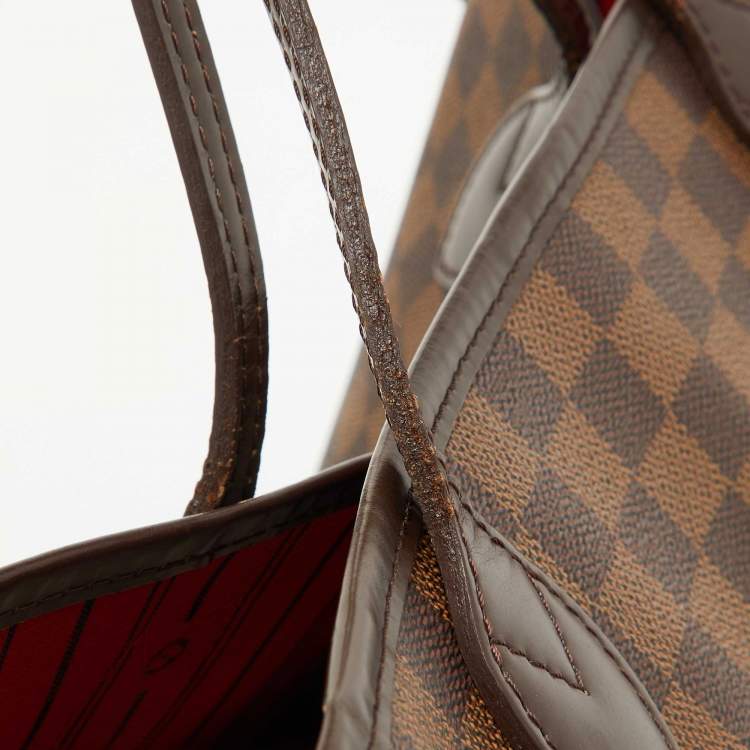 Pre Owned Louis Vuitton Damier Ebene Canvas Neverfull MM Bag