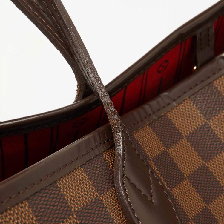 Pre Owned Louis Vuitton Damier Ebene Canvas Neverfull MM Bag