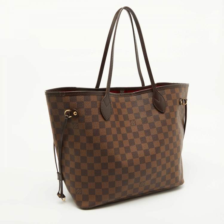 Pre Owned Louis Vuitton Damier Ebene Canvas Neverfull MM Bag