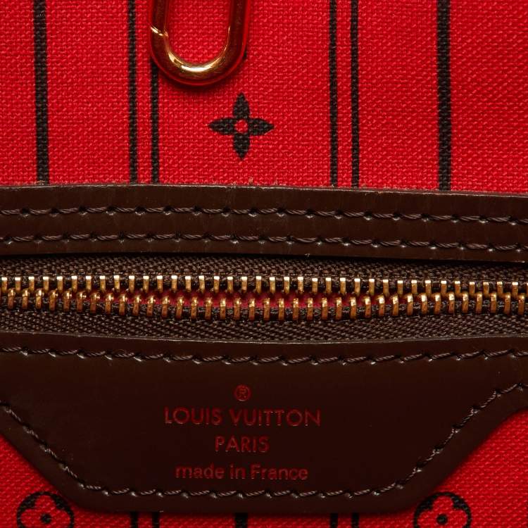 Pre Owned Louis Vuitton Damier Ebene Canvas Neverfull MM Bag