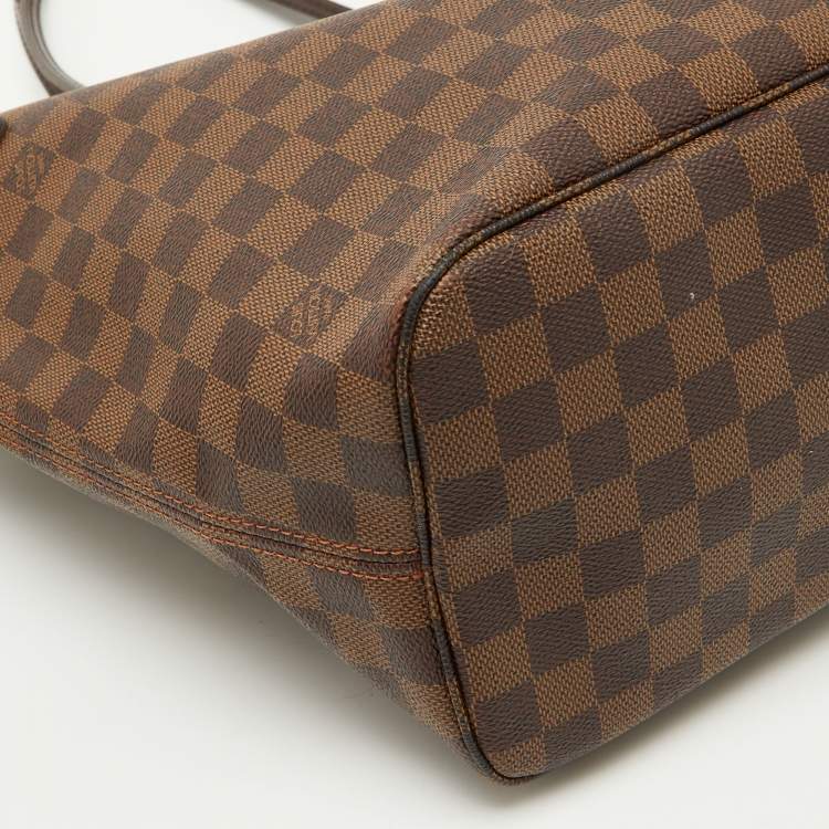 Pre Owned Louis Vuitton Damier Ebene Canvas Neverfull MM Bag