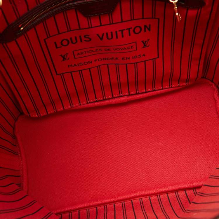 Pre Owned Louis Vuitton Damier Ebene Canvas Neverfull MM Bag