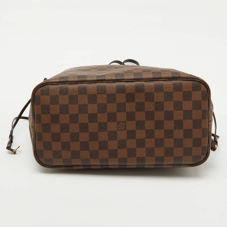 Pre Owned Louis Vuitton Damier Ebene Canvas Neverfull MM Bag