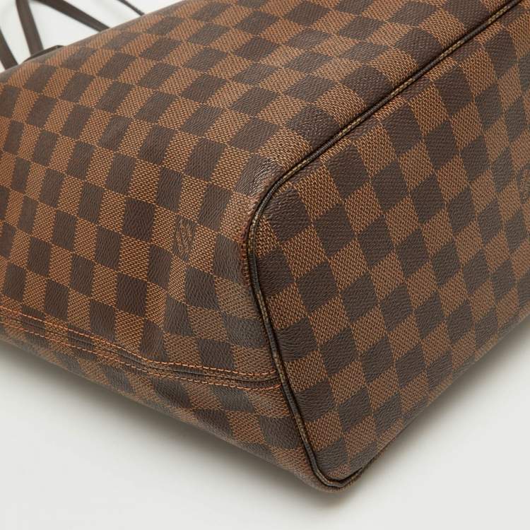 Pre Owned Louis Vuitton Damier Ebene Canvas Neverfull MM Bag