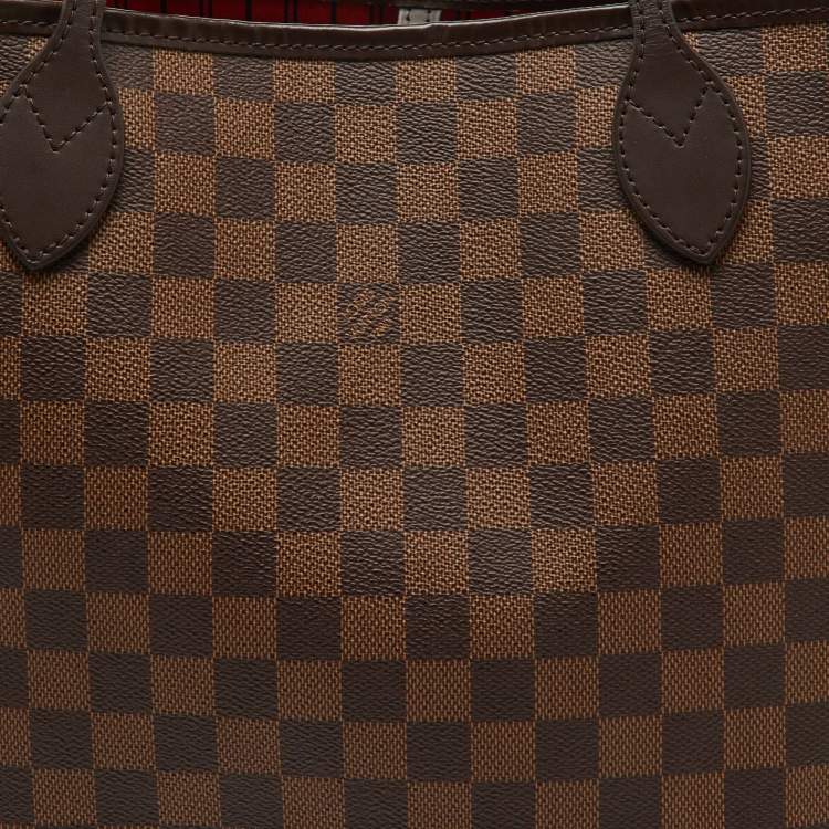 Pre Owned Louis Vuitton Damier Ebene Canvas Neverfull MM Bag