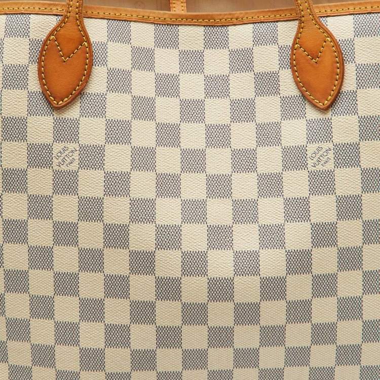 مملوكة مسبقًا Louis Vuitton Damier Azur Canvas Neverfull GM Bag