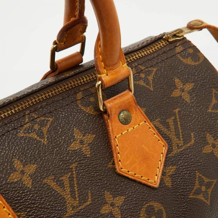Pre Owned Louis Vuitton Monogram Canvas Speedy 25 Bag
