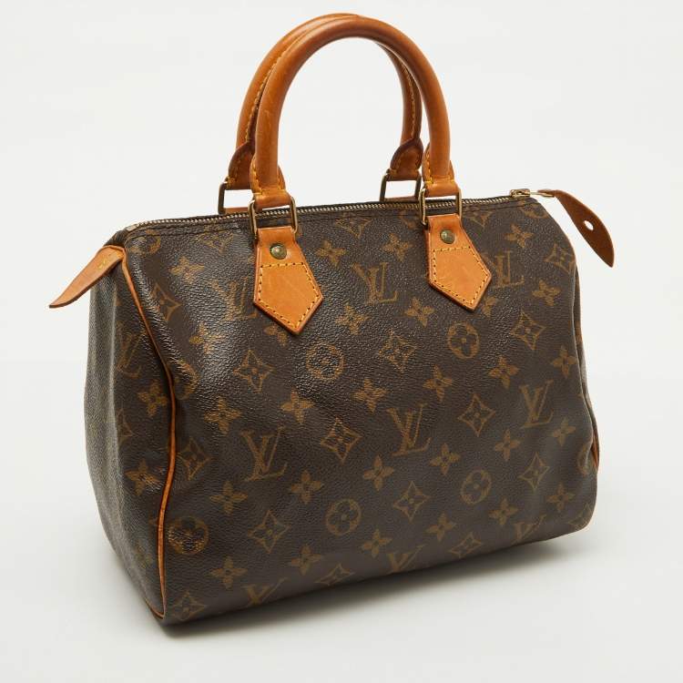 Pre Owned Louis Vuitton Monogram Canvas Speedy 25 Bag