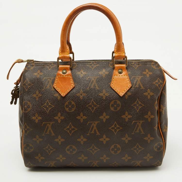 Pre Owned Louis Vuitton Monogram Canvas Speedy 25 Bag