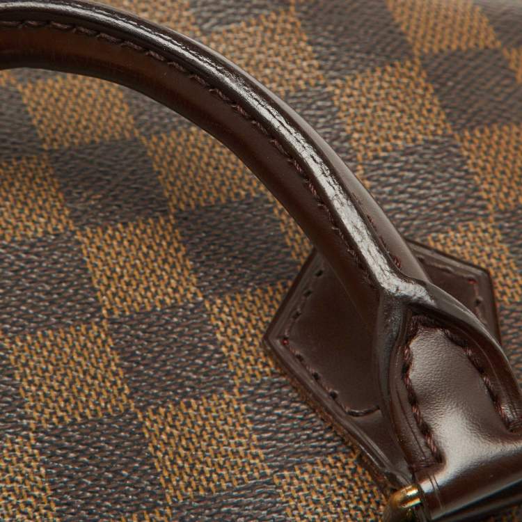 Pre Owned Louis Vuitton Damier Ebene Canvas Speedy 25 Bag