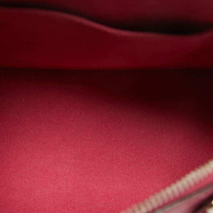 Pre Owned Louis Vuitton Fuchsia Epi Leather Alma BB Bag