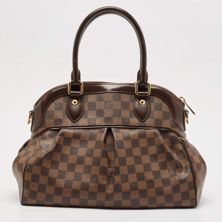 Pre Owned Louis Vuitton Damier Ebene Canvas Trevi PM Bag