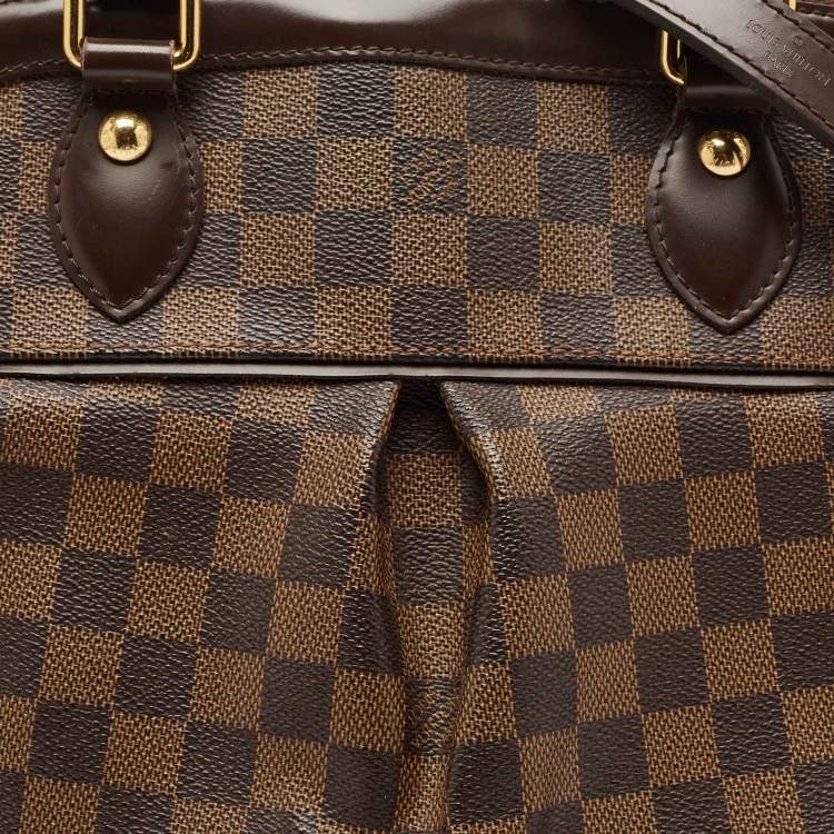 Pre Owned Louis Vuitton Damier Ebene Canvas Trevi PM Bag