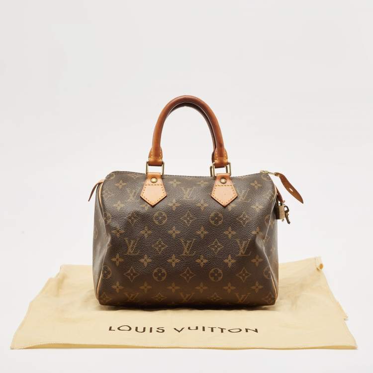 Pre Owned Louis Vuitton Monogram Canvas Speedy 25 Bag