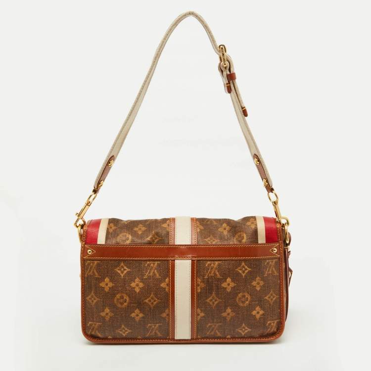 Pre Owned Louis Vuitton Multi Canvas Tissue Porte Rayures Clutch Bag