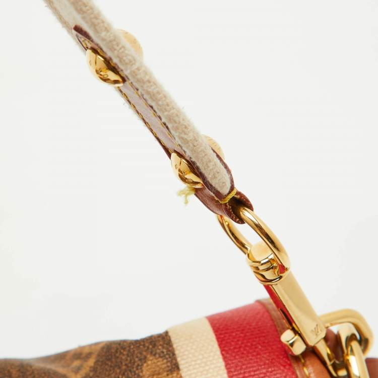 Pre Owned Louis Vuitton Multi Canvas Tissue Porte Rayures Clutch Bag