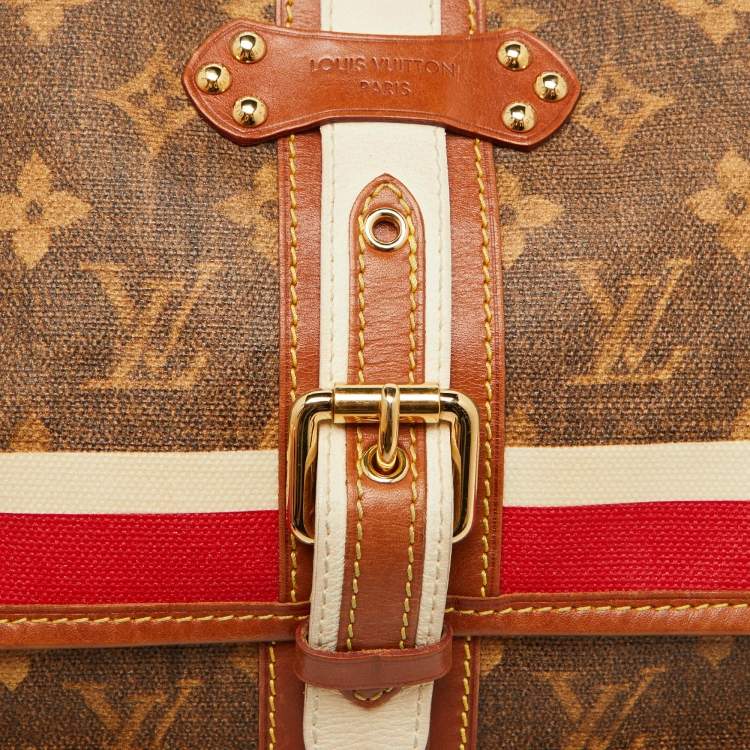Pre Owned Louis Vuitton Multi Canvas Tissue Porte Rayures Clutch Bag