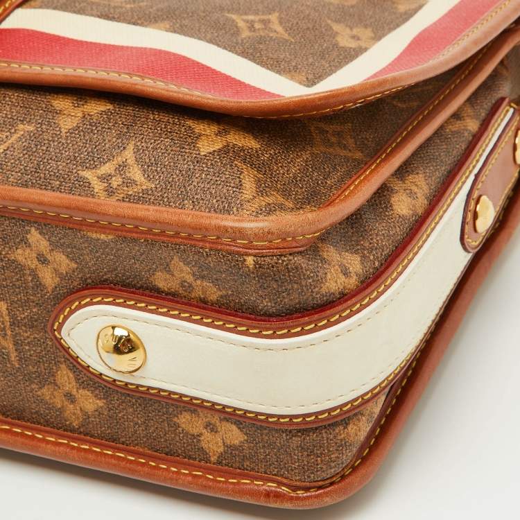 Pre Owned Louis Vuitton Multi Canvas Tissue Porte Rayures Clutch Bag