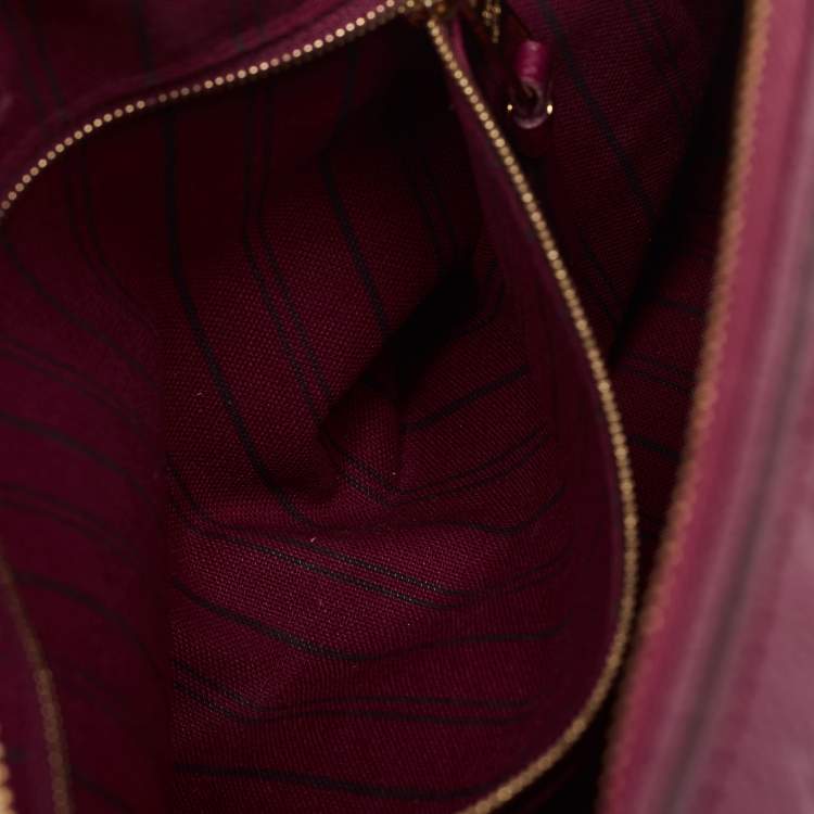 Pre Owned Louis Vuitton Aurore Monogram Empreinte Leather Speedy Bandouliere 25 Bag