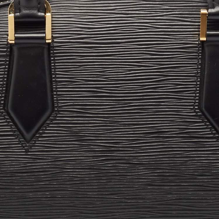 Pre Owned Louis Vuitton Black Epi Leather Jasmin Bag