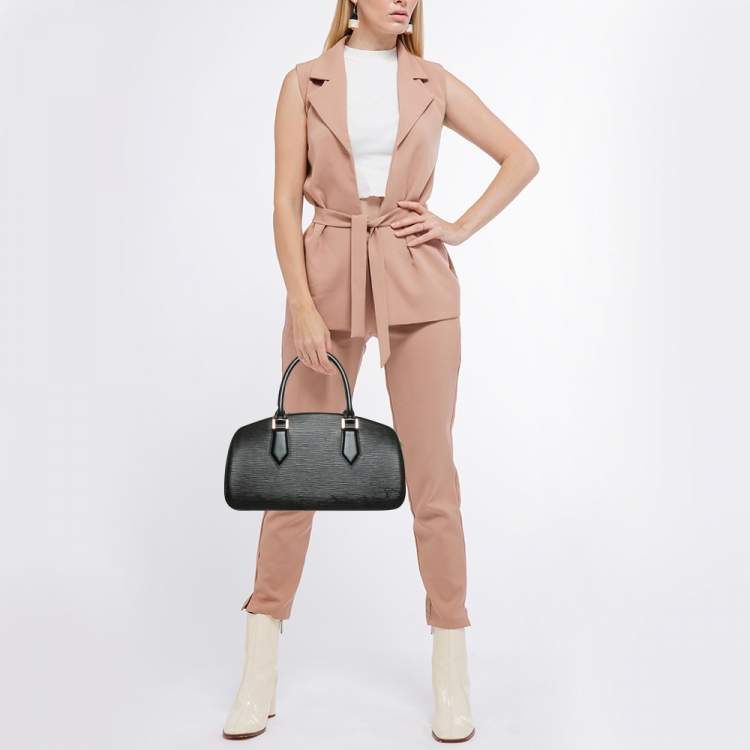 Pre Owned Louis Vuitton Black Epi Leather Jasmin Bag