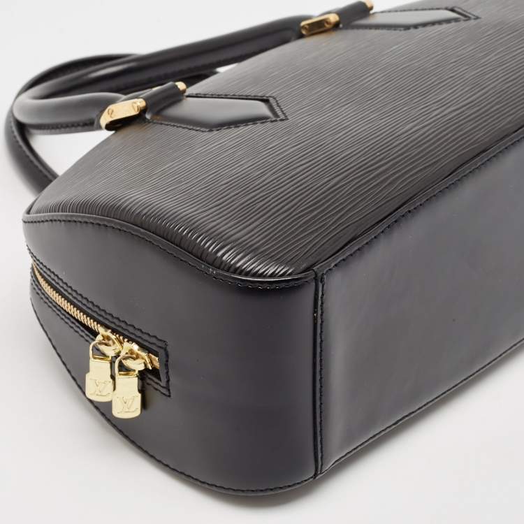 Pre Owned Louis Vuitton Black Epi Leather Jasmin Bag