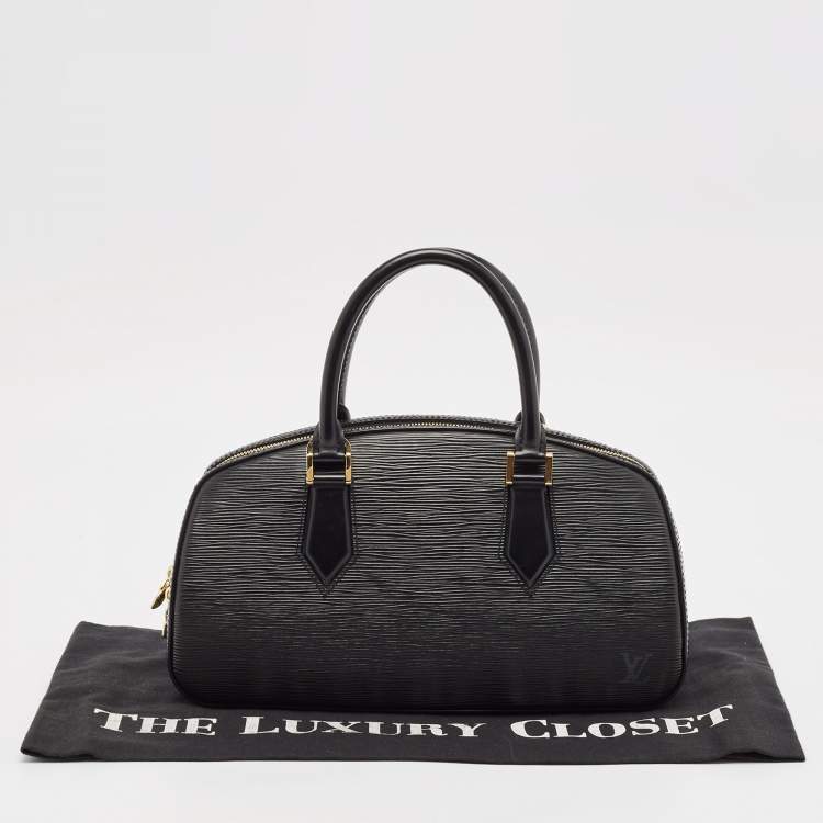 Pre Owned Louis Vuitton Black Epi Leather Jasmin Bag