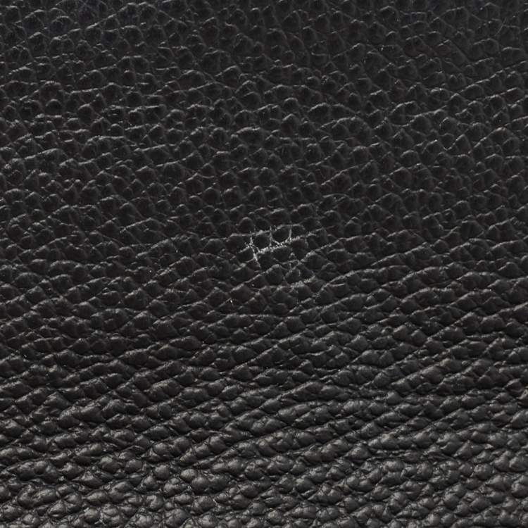 Pre Owned Louis Vuitton Black Monogram Empreinte Leather Vavin Chain Wallet 