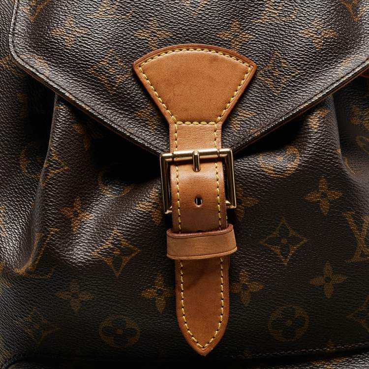 Pre Owned Louis Vuitton Monogram Canvas Montsouris Backpack GM Bag