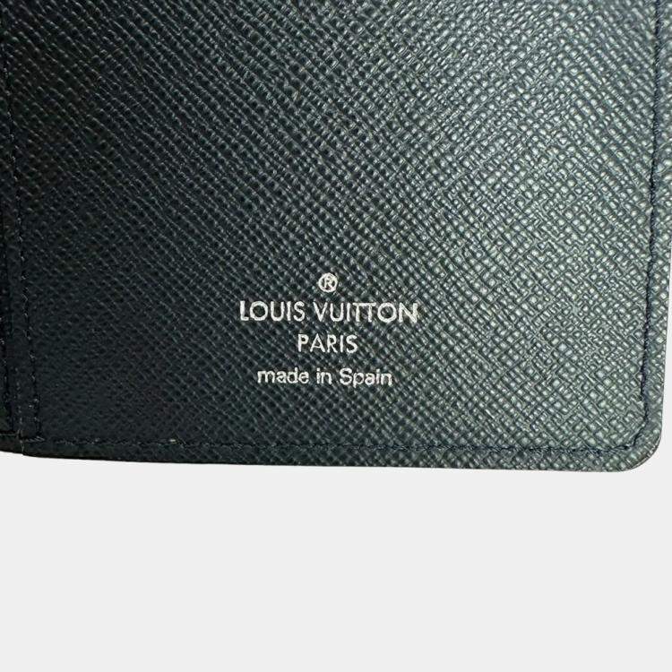 Pre Owned Louis Vuitton Noir Epi Leather Brazza Long Wallet