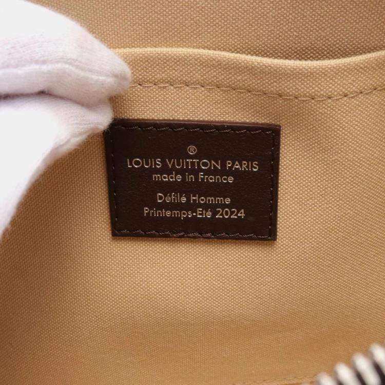 Pre Owned Louis Vuitton Brown Multicolor Leather Alma 25 Henry Taylor Handbag