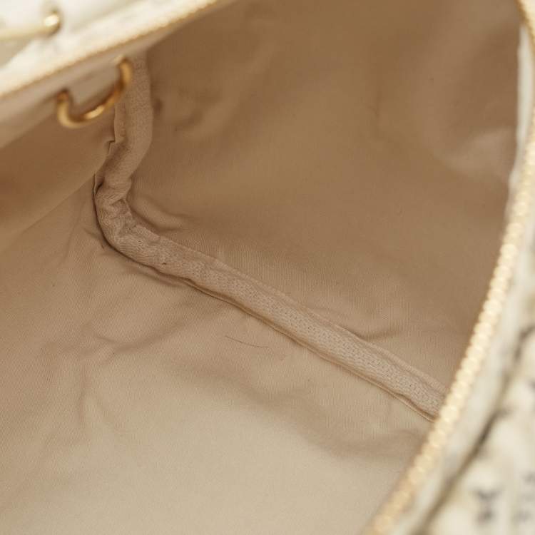 مملوكة مسبقًا Louis Vuitton Blue/White Monogram Mini Lin Croisette Speedy 30 Bag