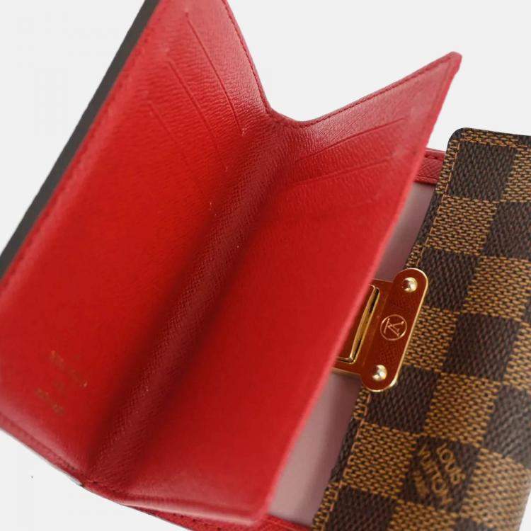 Pre Owned Louis Vuitton Brown Damier Canvas Wallet