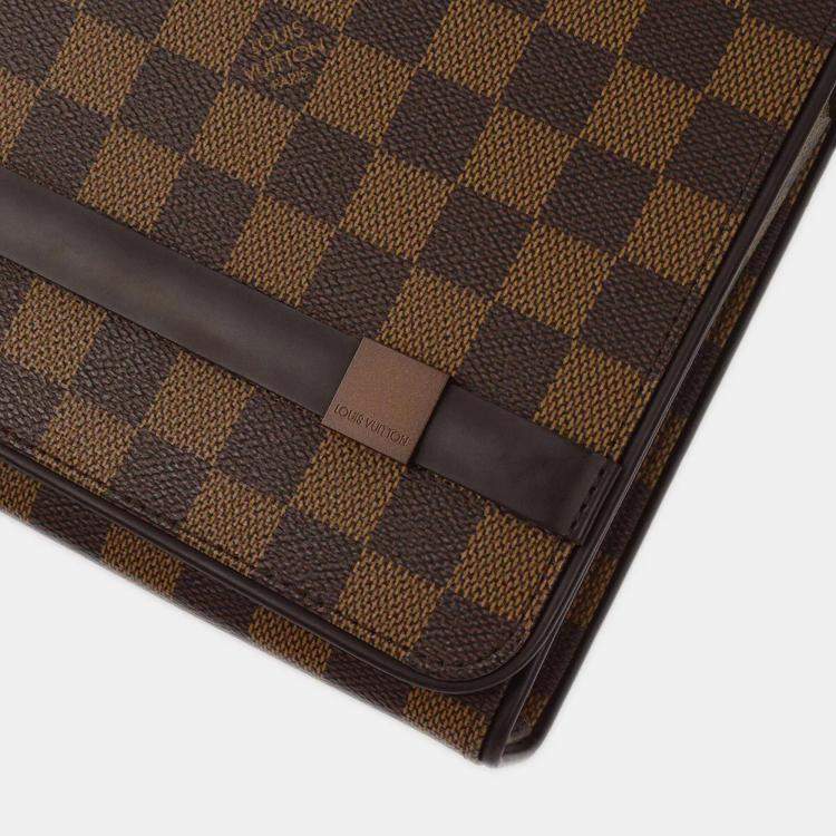 Pre Owned Louis Vuitton Brown Damier Ebene Canvas Tribeca Mini Handbag