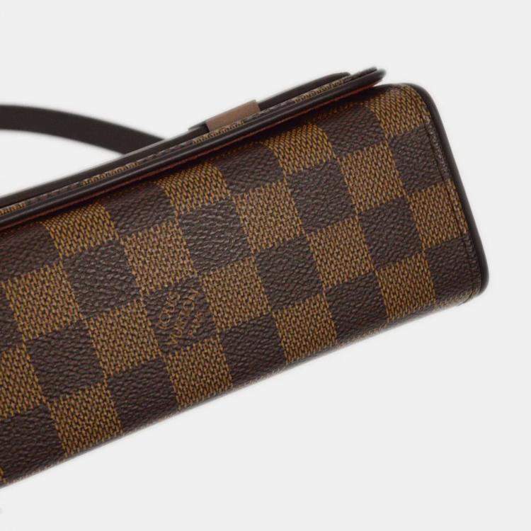 Pre Owned Louis Vuitton Brown Damier Ebene Canvas Tribeca Mini Handbag