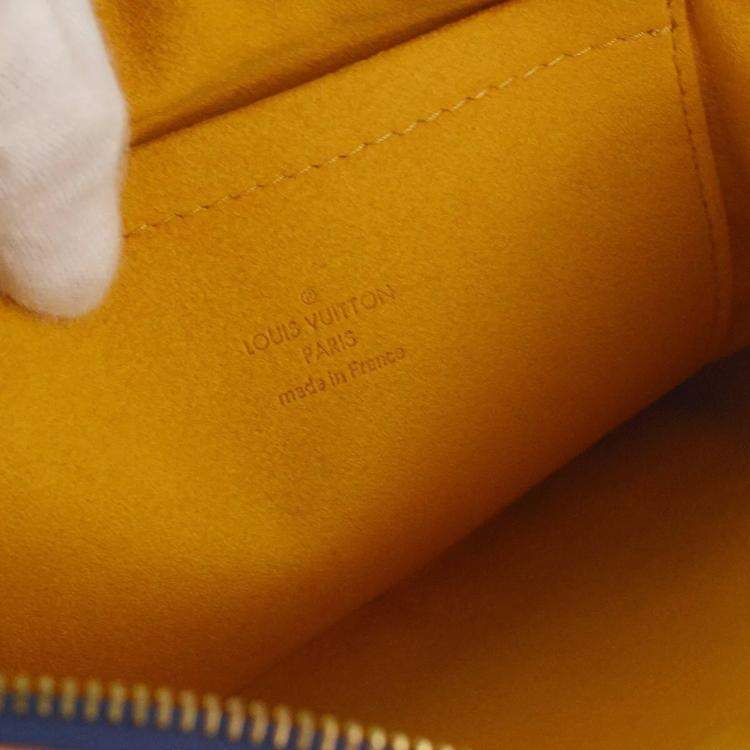 Pre Owned Louis Vuitton Blue Monogram Denim Baggy GM Shoulder Bag