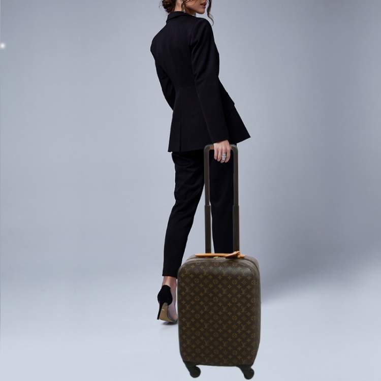 Pre Owned Louis Vuitton Monogram Canvas Zephyr 55 Luggage