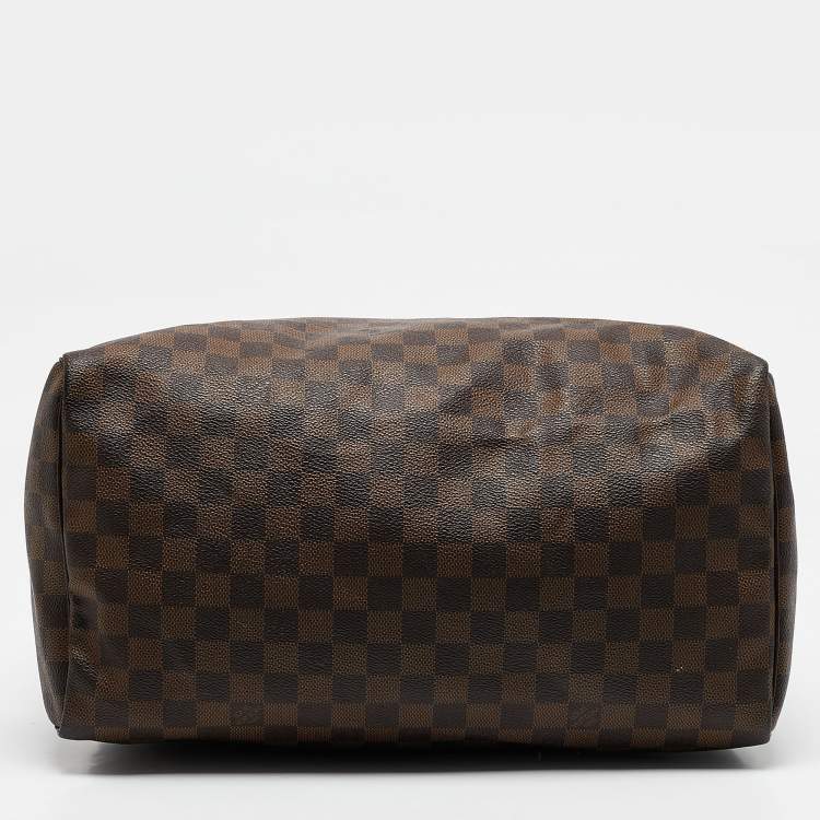 Pre Owned Louis Vuitton Damier Ebene Canvas Speedy 35 Bag
