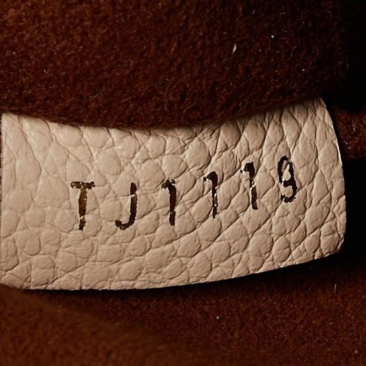 Pre Owned Louis Vuitton Creme Empreinte Leather Montaigne BB Bag