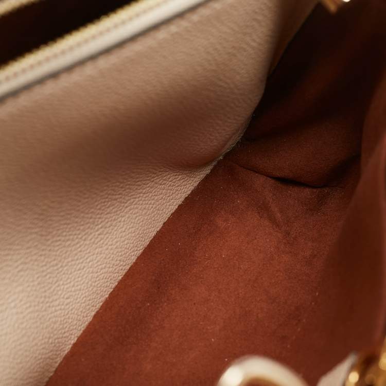 Pre Owned Louis Vuitton Creme Empreinte Leather Montaigne BB Bag