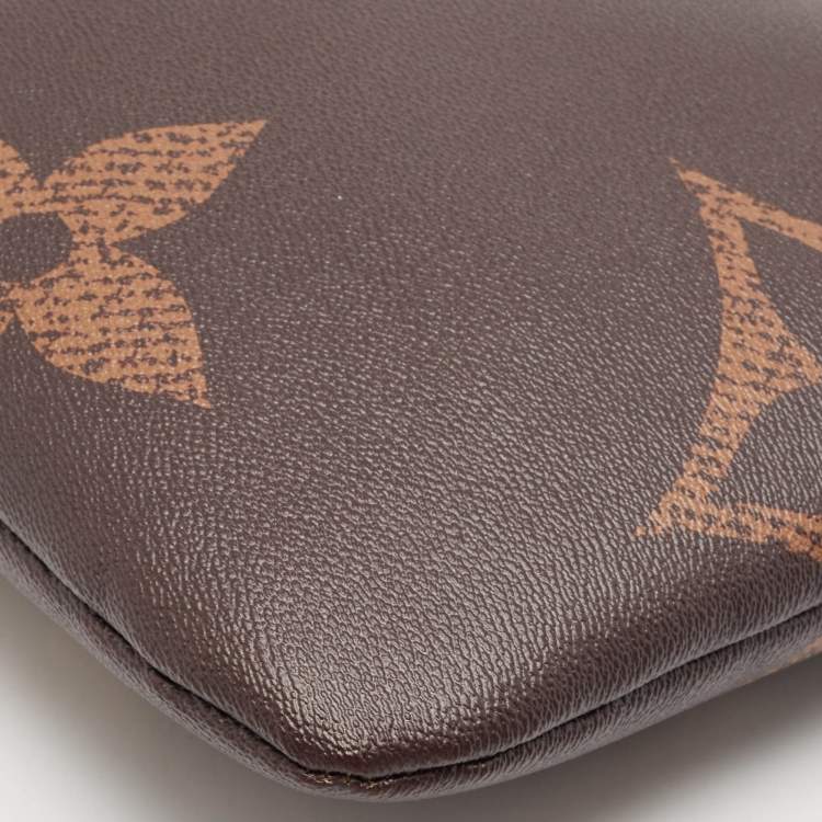 Pre Owned Louis Vuitton Monogram Giant Canvas Pochette Cles XL