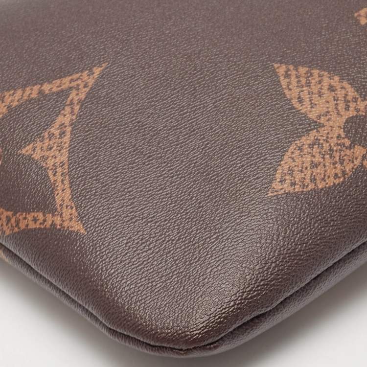 Pre Owned Louis Vuitton Monogram Giant Canvas Pochette Cles XL
