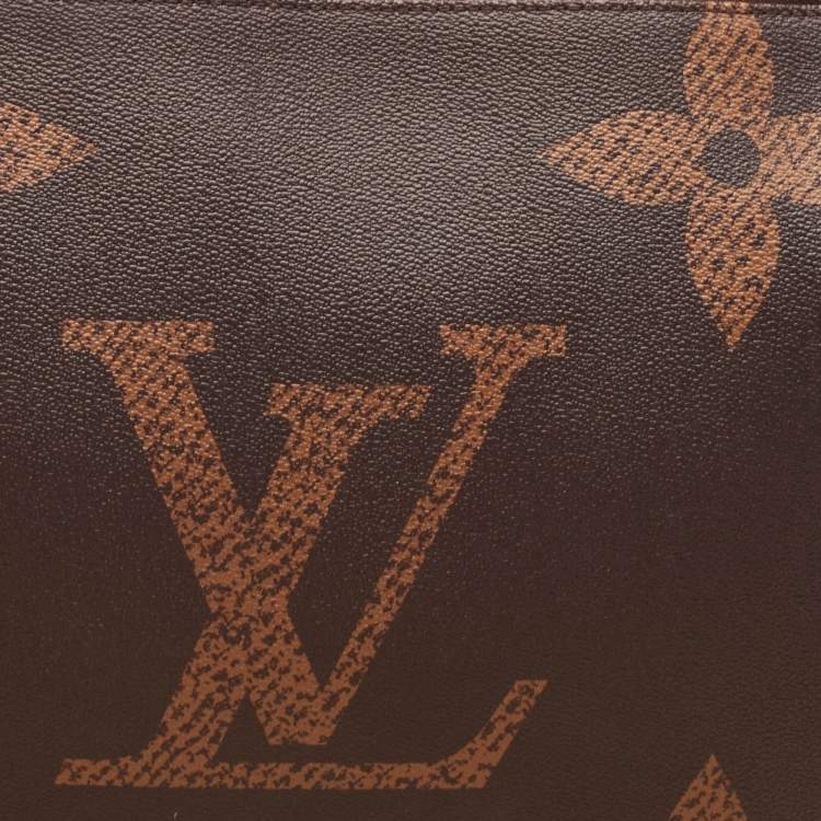 Pre Owned Louis Vuitton Monogram Giant Canvas Pochette Cles XL