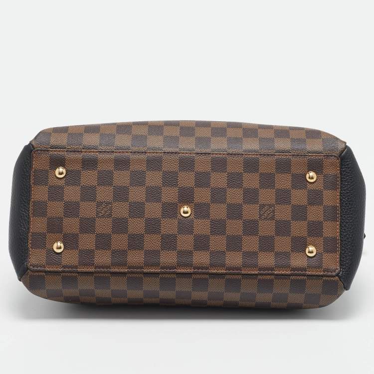 Pre Owned Louis Vuitton Black Damier Ebene Canvas Normandy Bag