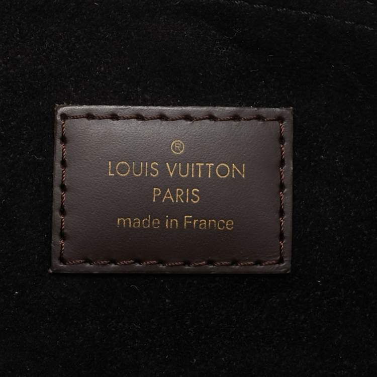 Pre Owned Louis Vuitton Black Damier Ebene Canvas Normandy Bag