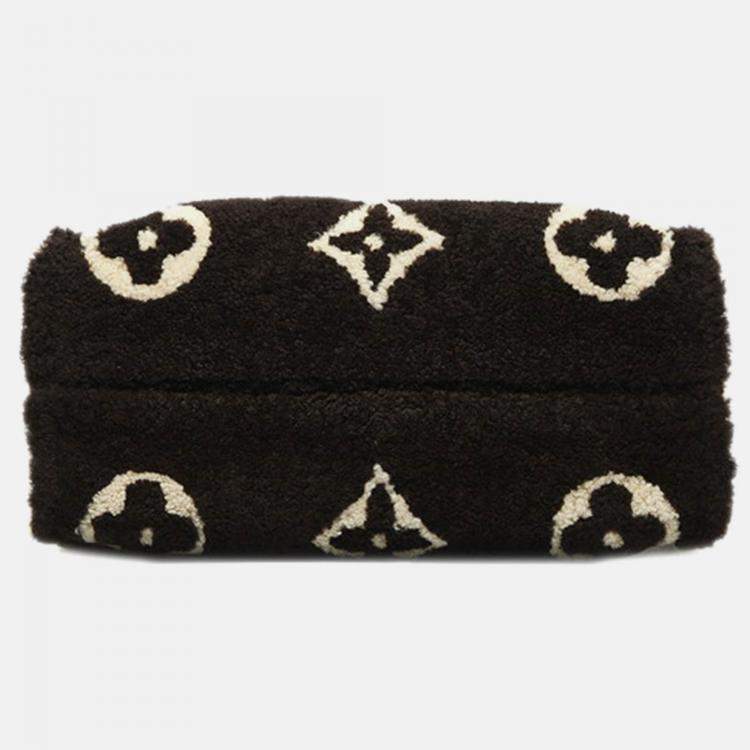 Pre Owned Louis Vuitton Brown Monogram Teddy OnTheGo GM Tote Bag